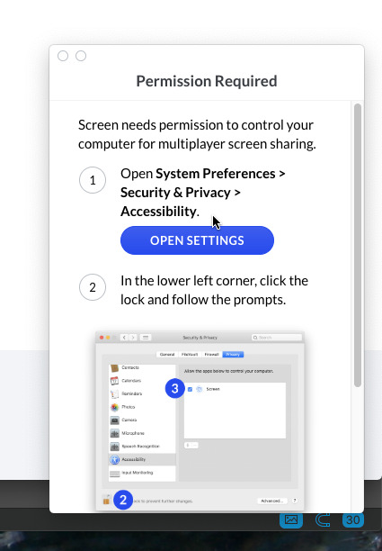 Security and privacy is always an issue. But your Mac won't let you unknowingly install Screen or any other video app.