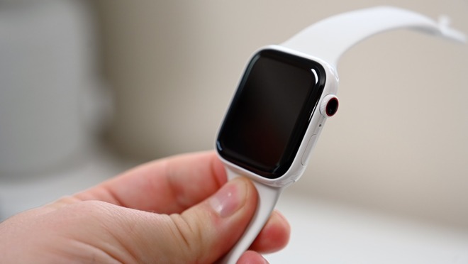 Apple Watch Series 5 with ceramic body