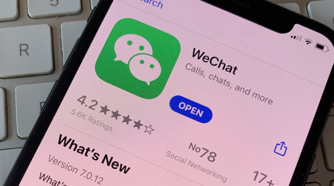 WeChat is available everywhere, but totally dominates in China