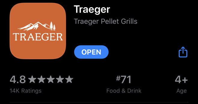 Traeger apps hotsell