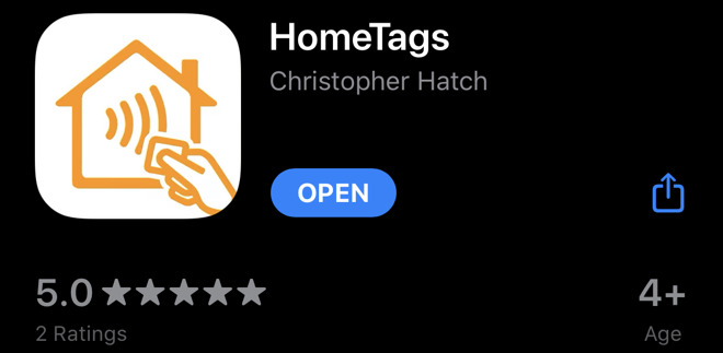 HomeTags is a new HomeKit app on the App Store
