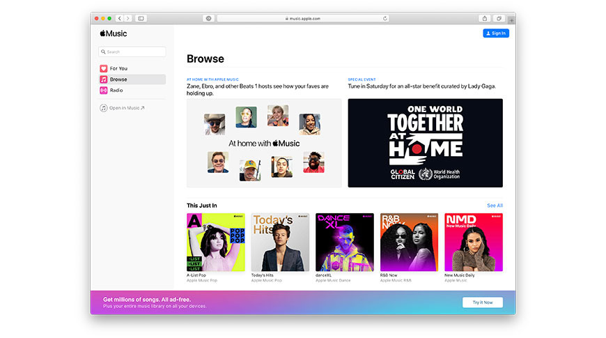 Apple Music S Web Browser Based Player Launches Appleinsider