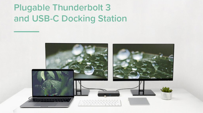 Thunderbolt 3 and USB-C Dual Display Docking Station