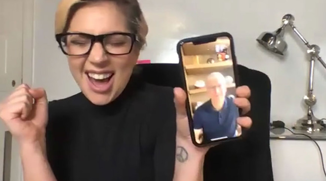 Even Tim Cook needs some FaceTime contact. And he does have Lady Gaga in his Contacts book