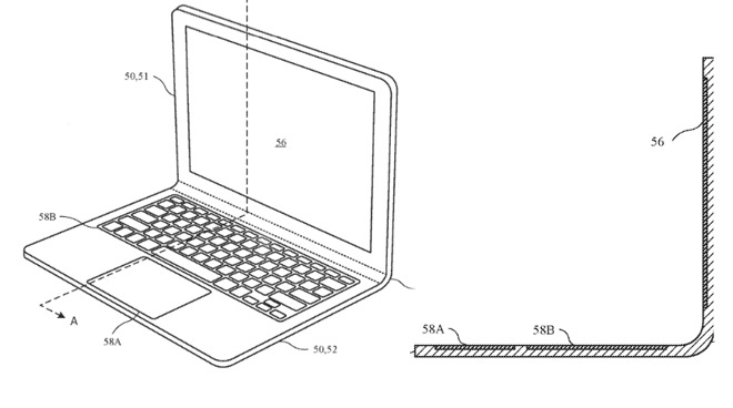 It could open up like a regular MacBook Pro, but this potential future design would include a bendable hinge