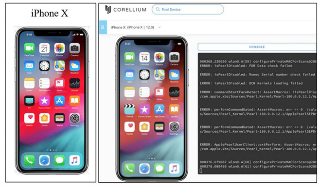 Apple says that Corellium's emulator copies iOS in