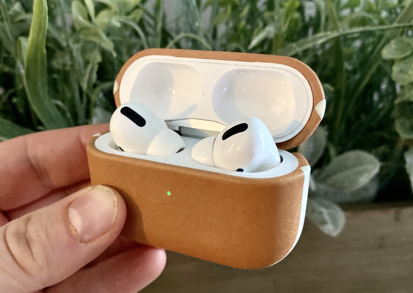 Leather case airpod discount pro