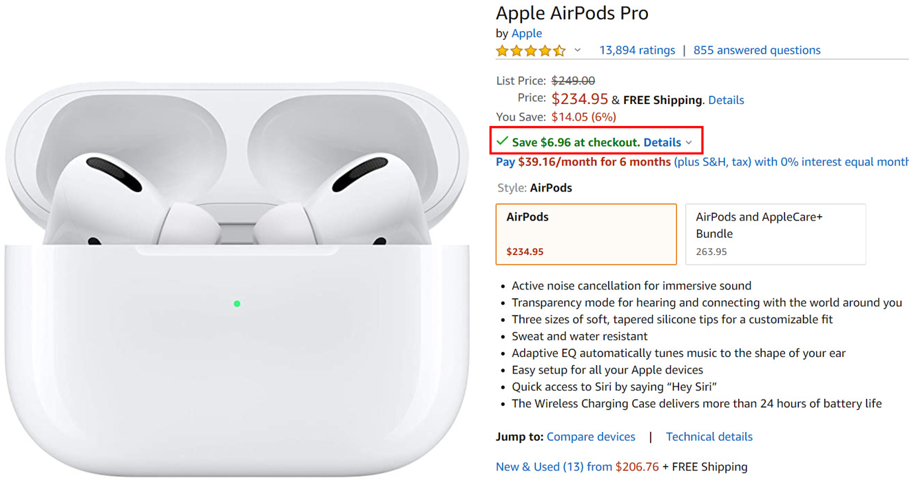 Apple AirPods Pro drop to $228 on Amazon today | AppleInsider