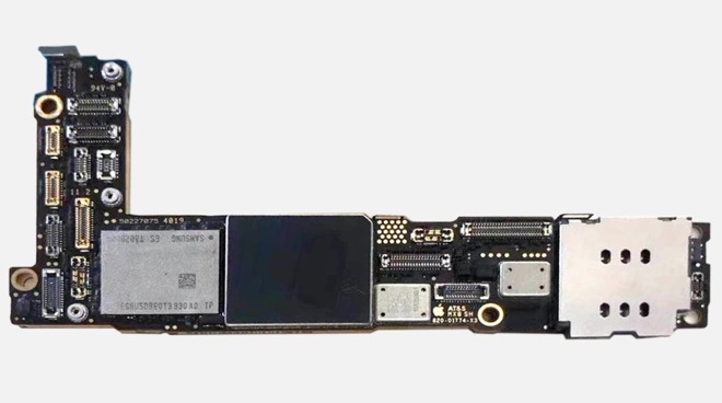 An alleged mainboard for the 'iPhone 12' (via <a href=