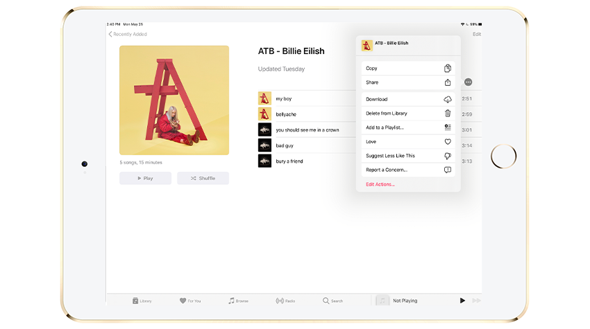 How to title a playlist in apple music