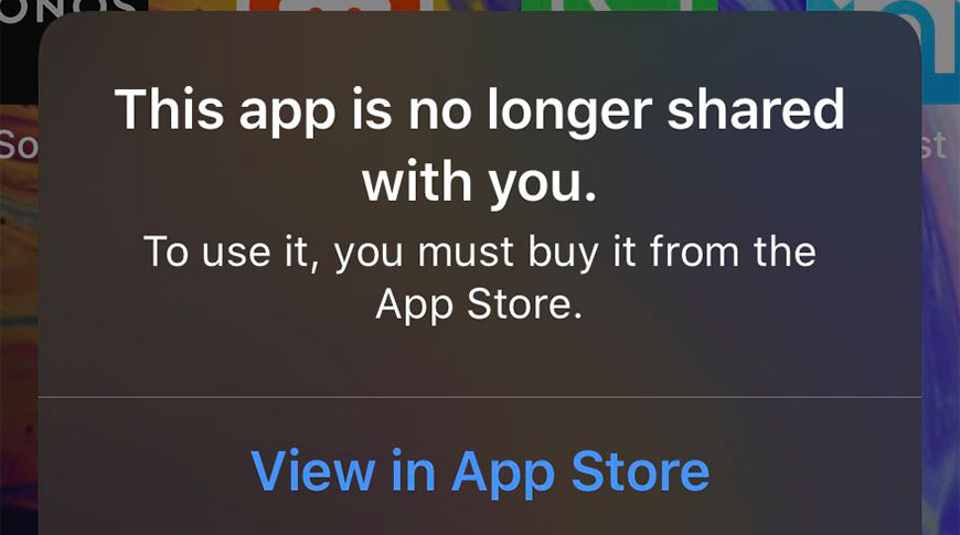 photo of Apparent iOS Family Sharing bug causes apps to crash image