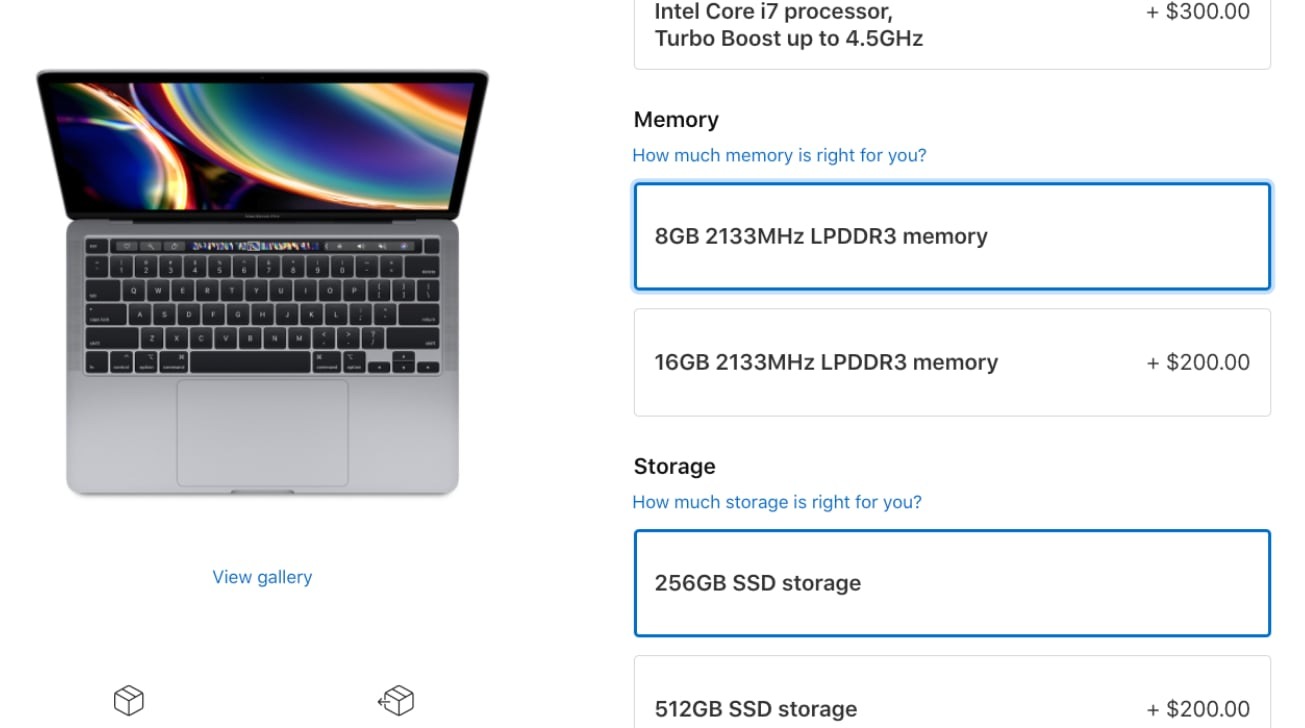 photo of Apple doubles memory upgrade cost for entry-level 13-inch MacBook Pro image