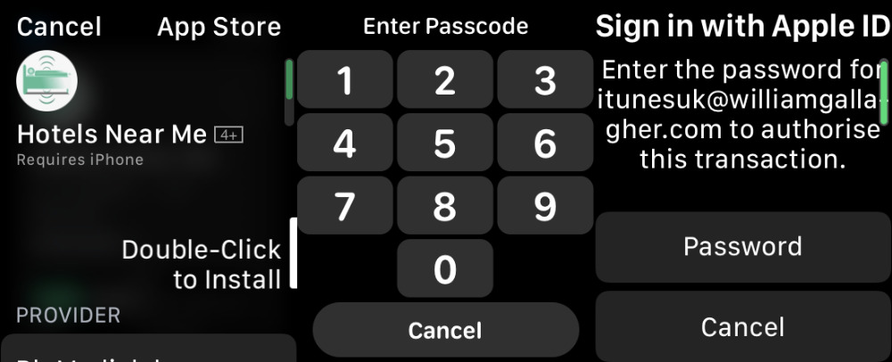 Typically you'll just have to double-press on the side button to install an app. Sometimes, though, you'll be asked for your passcode &mdash;  or even to type in your Apple ID on your iPhone