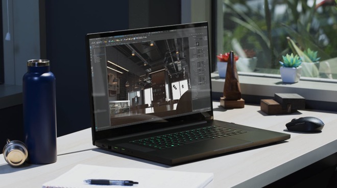 The Razer Blade Pro 17 can be used for professional purposes, not just for gaming.