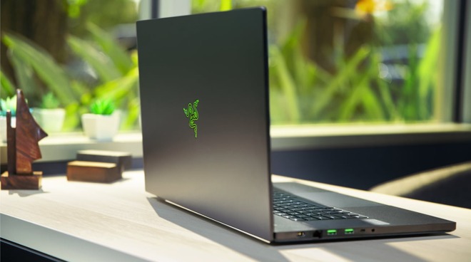 Unlike the Razer Blade Stealth, the Blade Pro doesn't hide it's a Razer product.