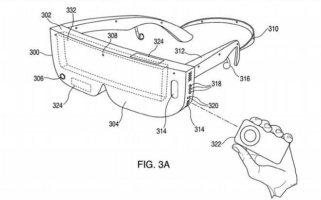 An often-used example of smart glasses that could use an inserted iPhone as a display.