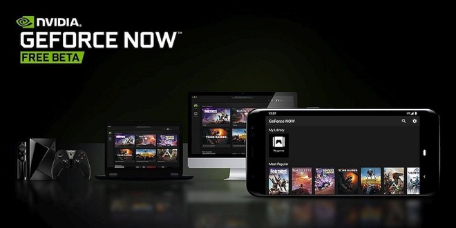 Cloud-based solution GeForce Now lets users stream games to any device.