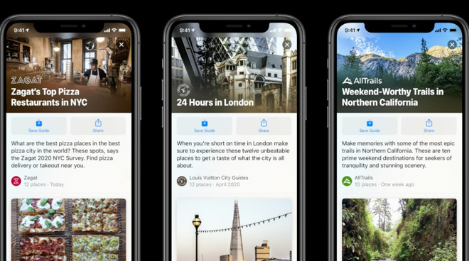 The new Guides coming to Apple Maps in iOS 14