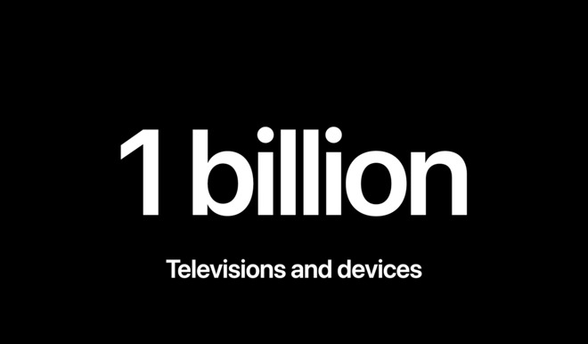 Apple TV+ is now on 1 billion screens, Apple says