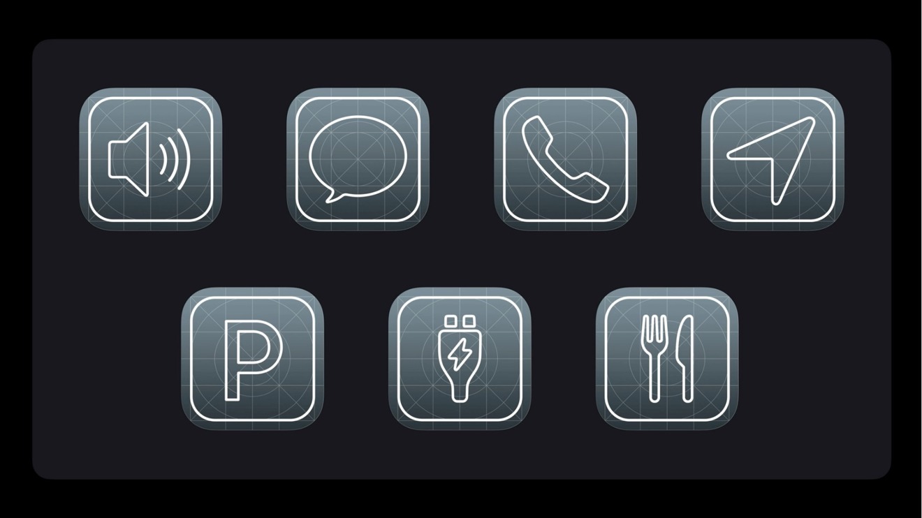 Parking, EV charging, and quick food ordering apps are coming to CarPlay