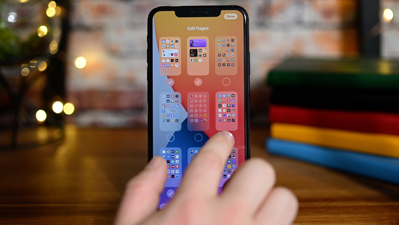 Hiding Home screen pages in iOS 14