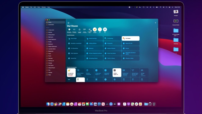 Home app in macOS Big Sur
