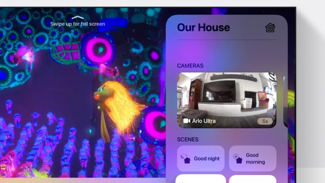 Acessing cameras and scenes on tvOS 14 Apple TV