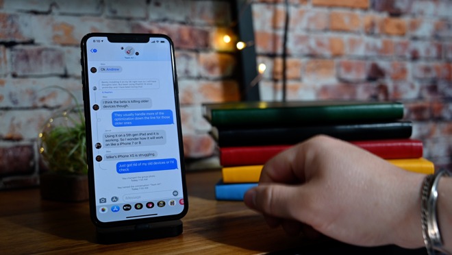 Threaded replies in iOS 14