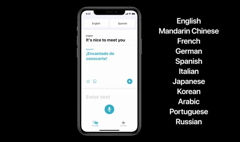 The Translate app, as well as native translation in Safari, are coming after Google Translate's dominance. 