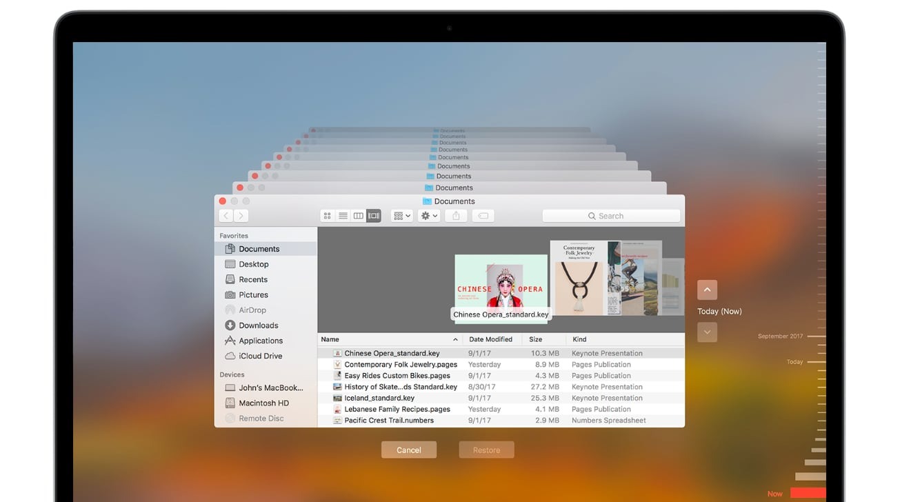 how to use mac os presentation