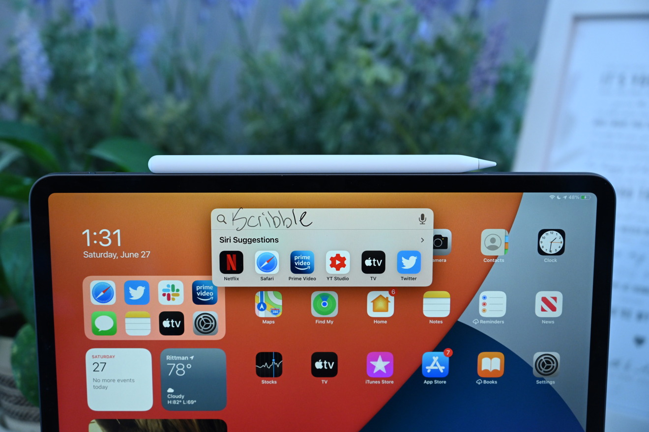 Testing Scribble on iPad with Apple Pencil in iPadOS 29  AppleInsider