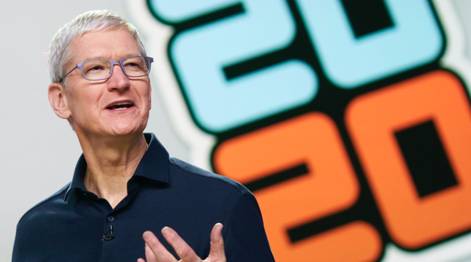 Tim Cook at June's WWDC 2020