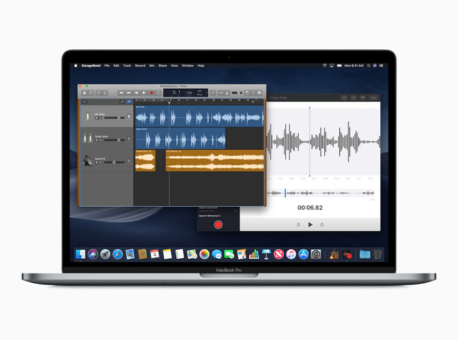 Voice Memos in macOS Mojave. Credit: Apple