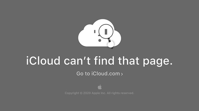 iCloud Down