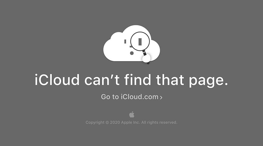 photo of Some users unable to access iCloud web portal image