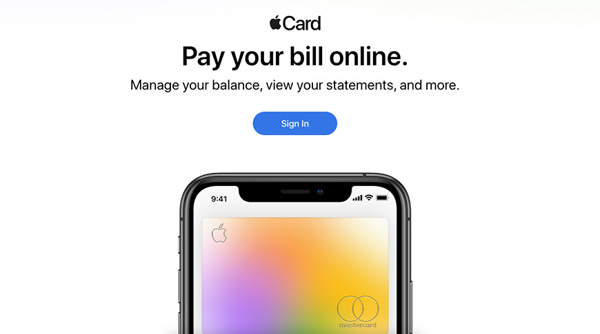 photo of Apple launches online web portal for Apple Card management via browser image