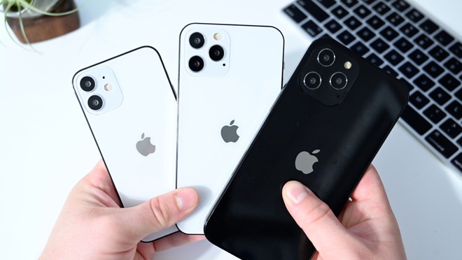 The presumed 2020 iPhone lineup