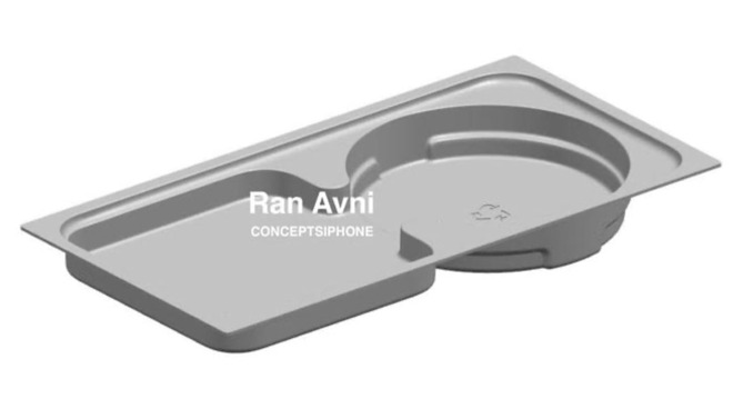 A render of the box insert for the 'iPhone 12' [Ran Avni]
