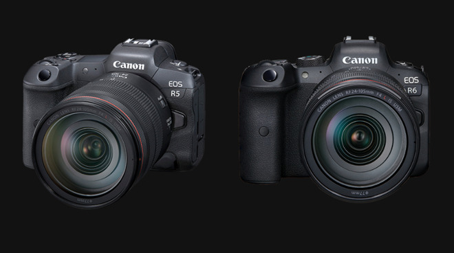 The new Canon EOS R5 and EOS R6