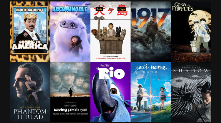 7 月 10 日の iTunes 映画のベストセール