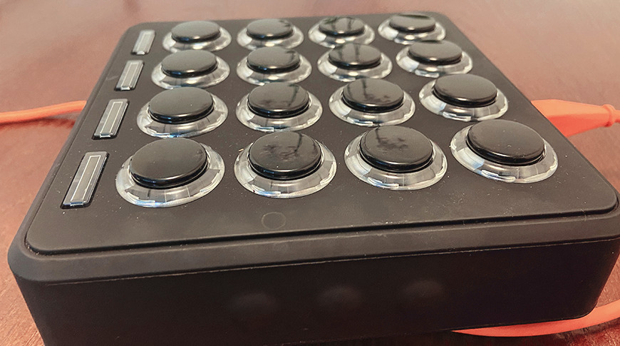 The Midi Fighter 3D's Sanwa Switches