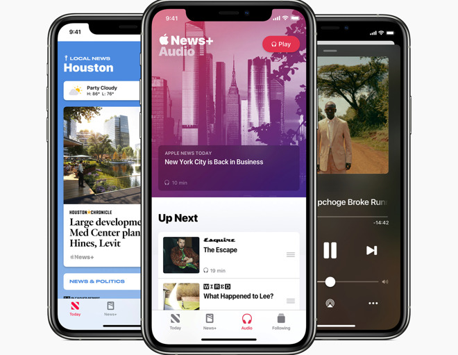 The new audio features of Apple News on the iPhone