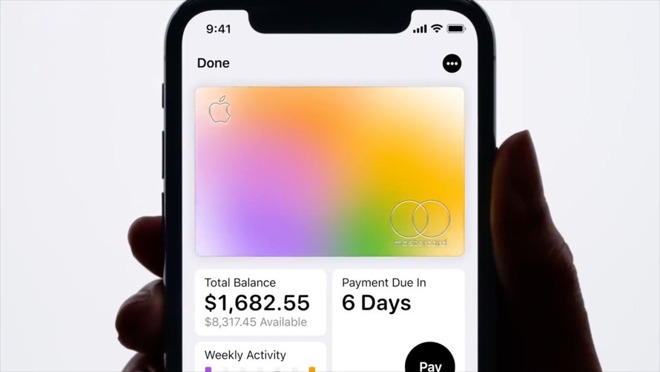 Apple Card in Wallet app on iPhone