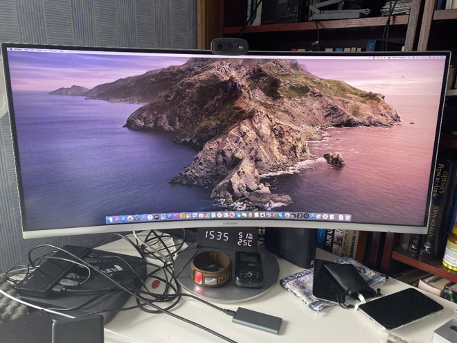A curved 34-inch monitor looks enormous at first, but you soon want wider still