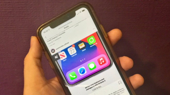 Instagram on an iPhone XR