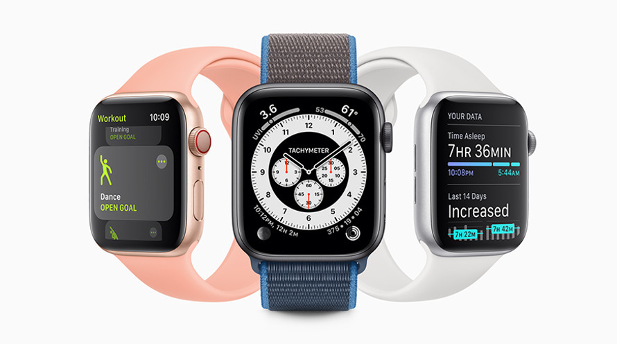 Some health feature changes in watchOS 7 include new workout types and sleep tracking. 