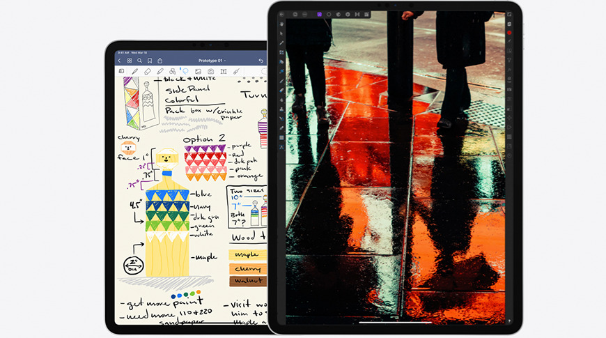 Apple's iPad Pro in 11-inch and 12.9-inch models