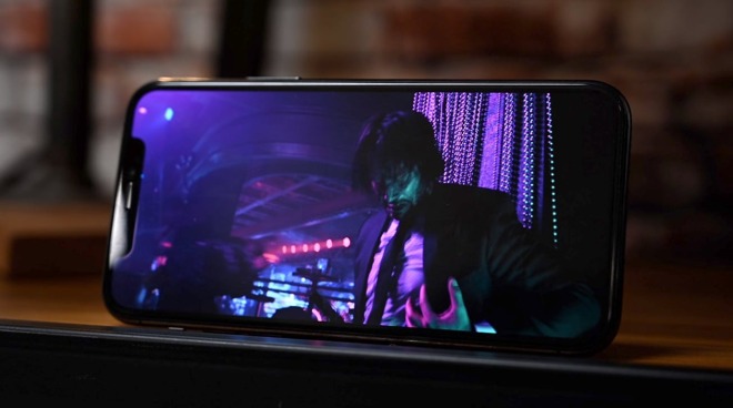 iPhone OLED display