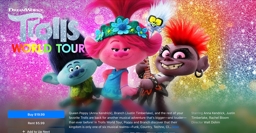 Trolls World Tour - Apple TV