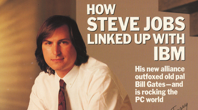 Steve Jobs autographed this magazine cover, but wasn't happy about it